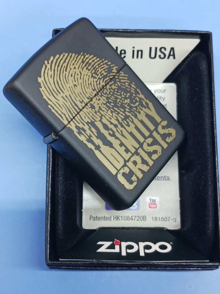 Zippo 28295 Identity Crisis Black Matte