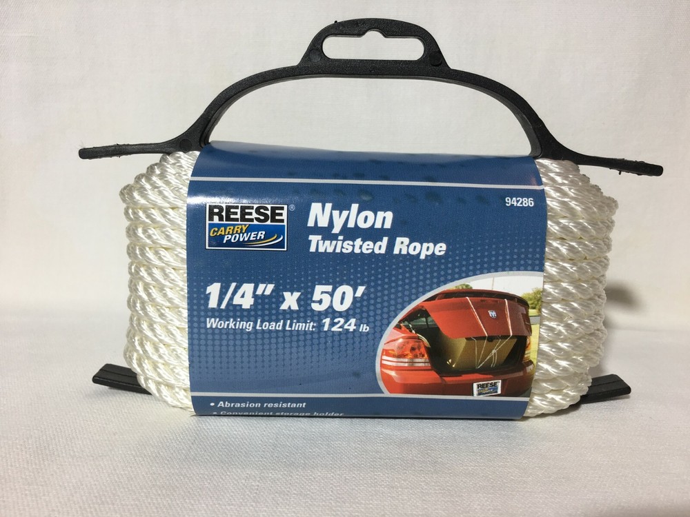 Reese Nylon Twisted Rope 1/4" x 50'