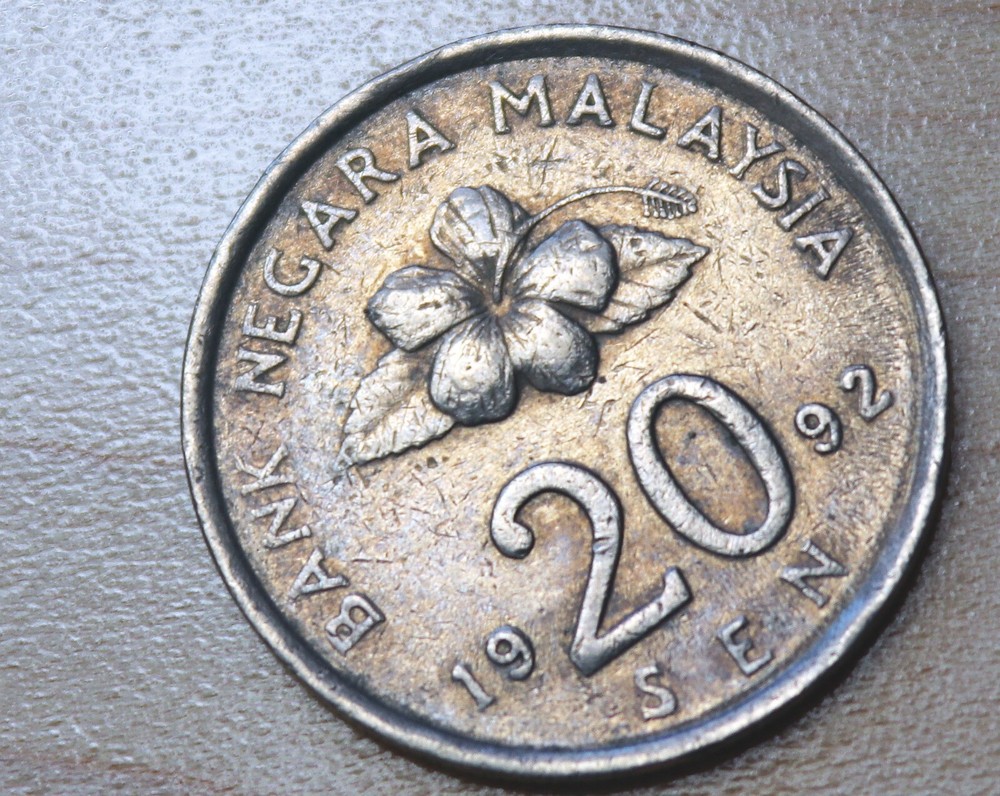 1992 Malaysia 20 Sen