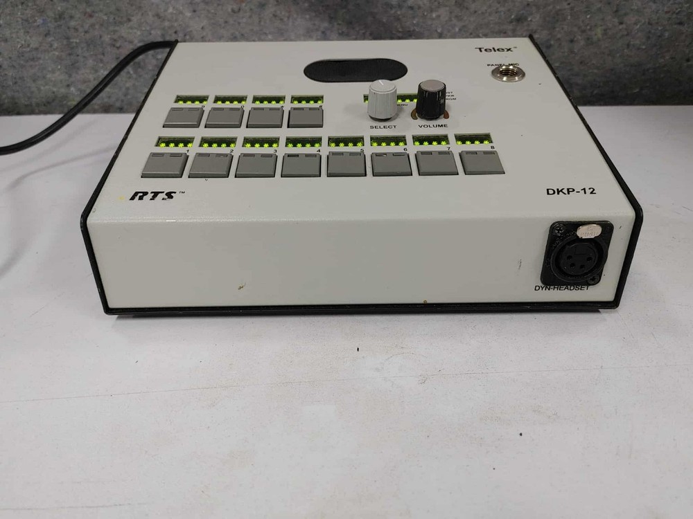 Telex RTS DKP-12P MCP 12-Position Desktop Matrix Key Panel Intercom System