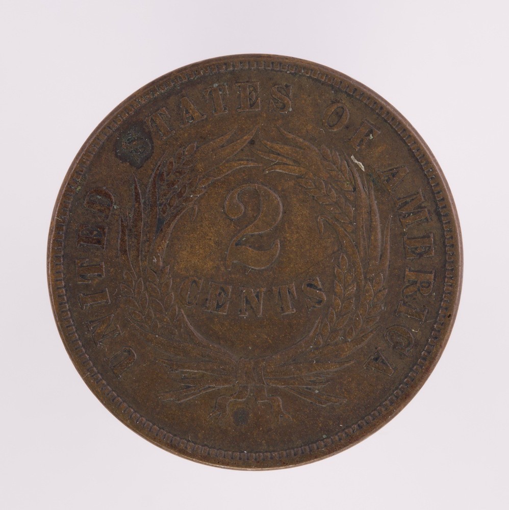 1869 2c Two Cent Piece (B2712)
