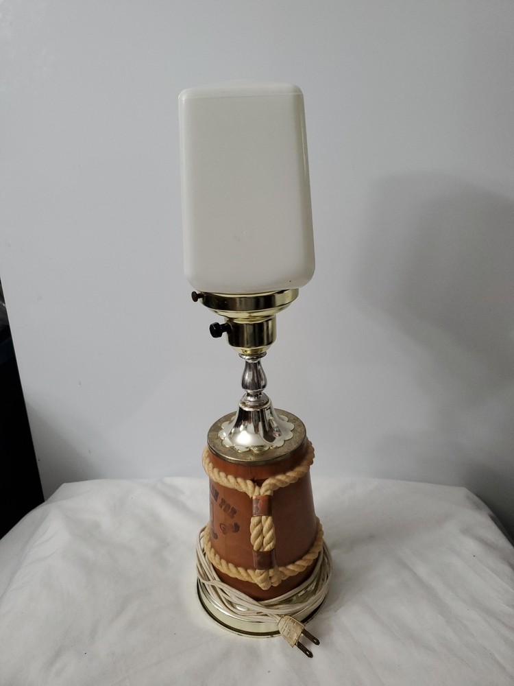 Custom Made Bar Lamp For Dad Man Cave Decor