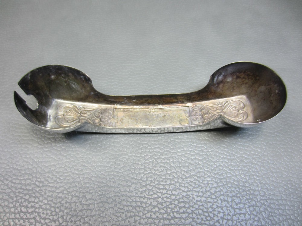 Silverplate Rotary Telephone Handset Handle Cover