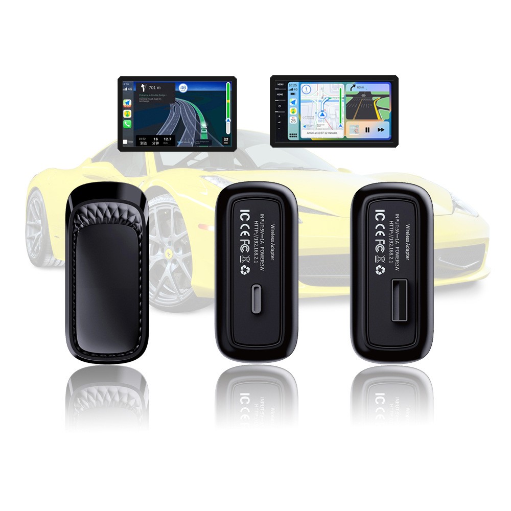 Wireless Dongle Plug ＆ Play USB Auto Wireless CarPlay Adapter For Apple Android