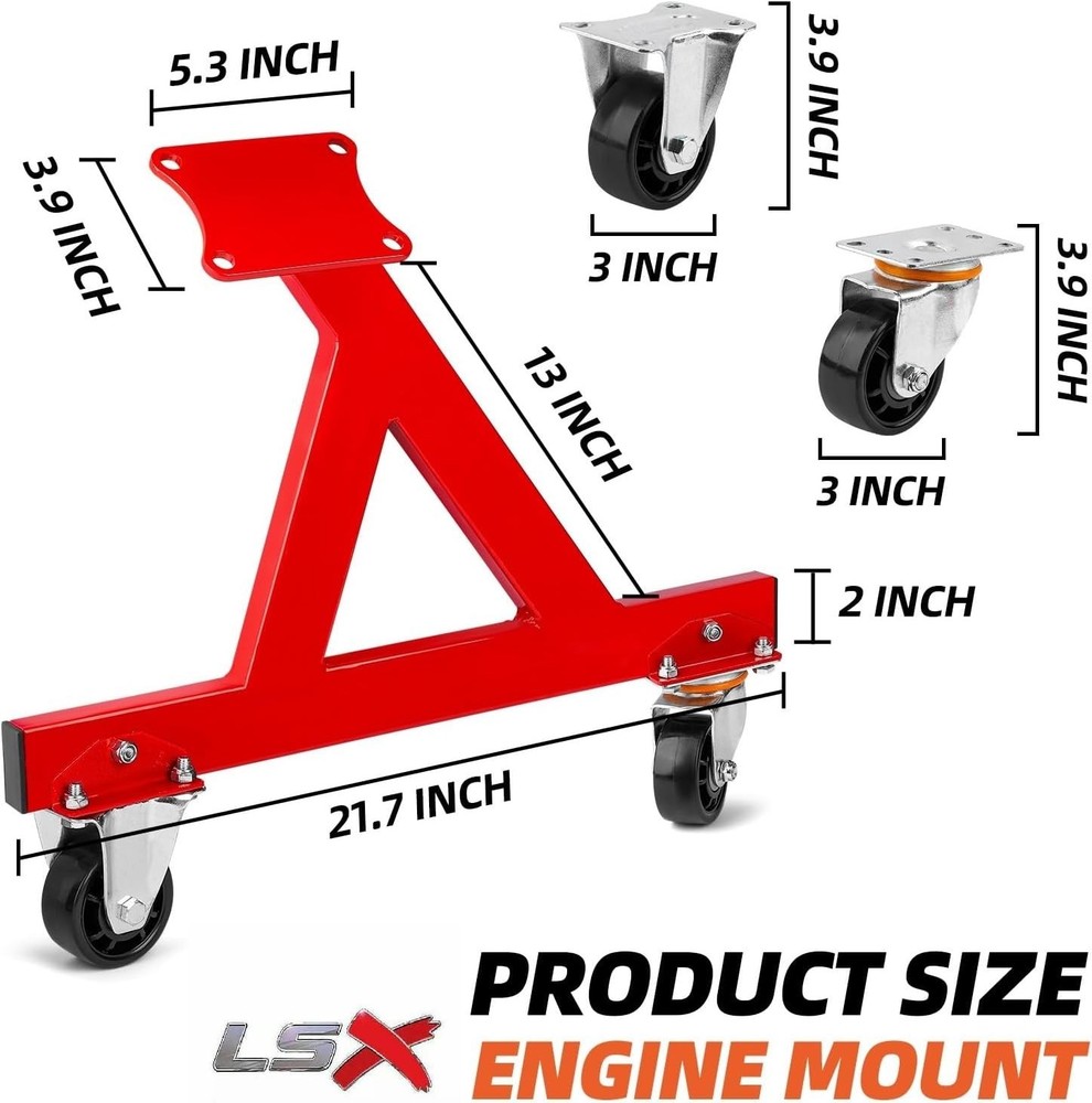 Lightweight Engine Cradle for All LS Series Engines with Tool Storage