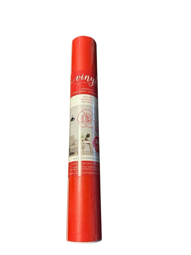 American Crafts Red Vinyl