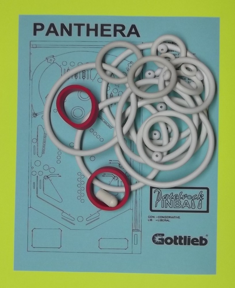 1980 Gottlieb Panthera rubber ring kit