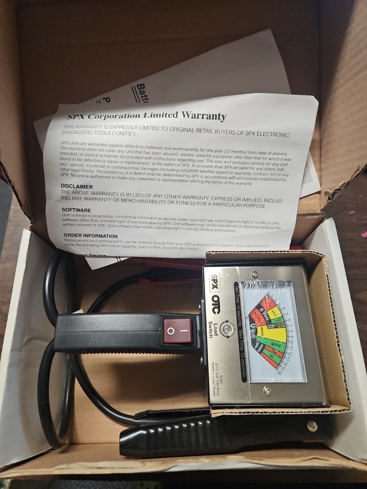 Otc 3181 Battery Load Tester, Analog, 130A