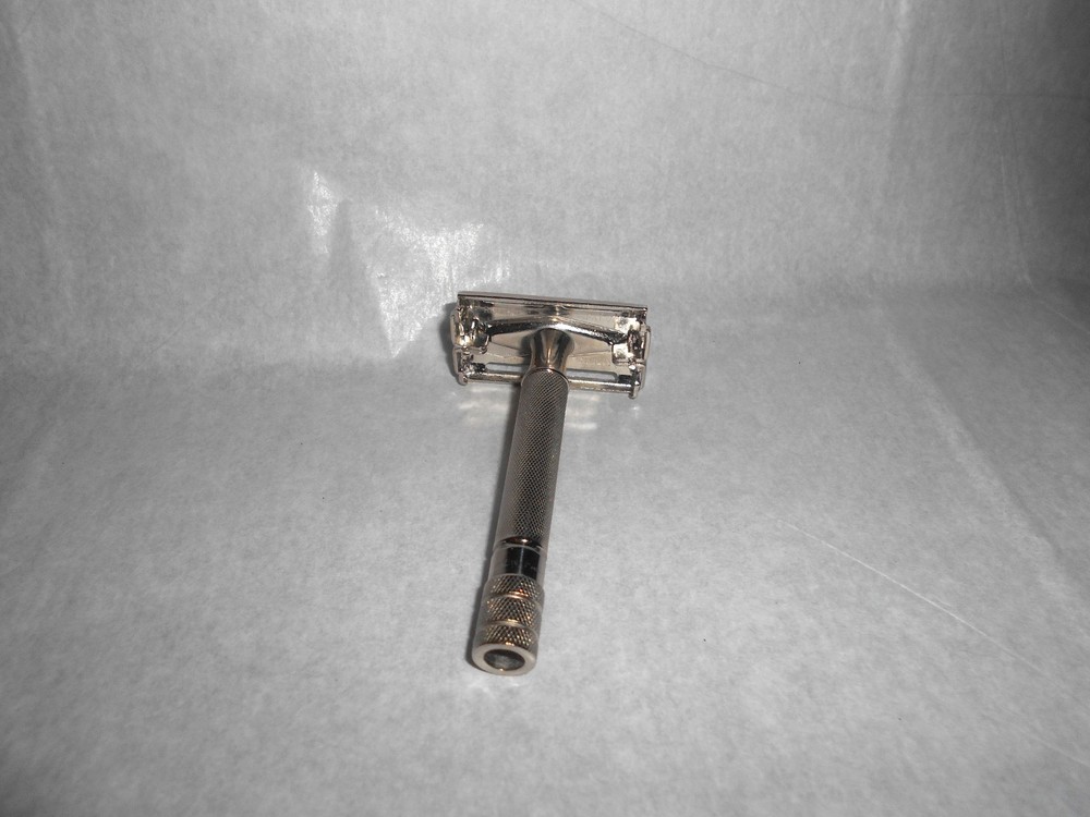 Gillette Ranger Tech 1941 DE TTO Refurbished Replated Nickle 2