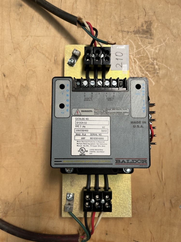 BALDOR Industrial Solid State Motor Control Soft Start MB9X