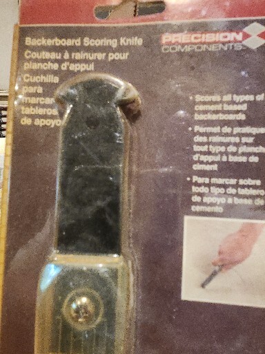 Precision components, backerboard knife score Cement board, 49959