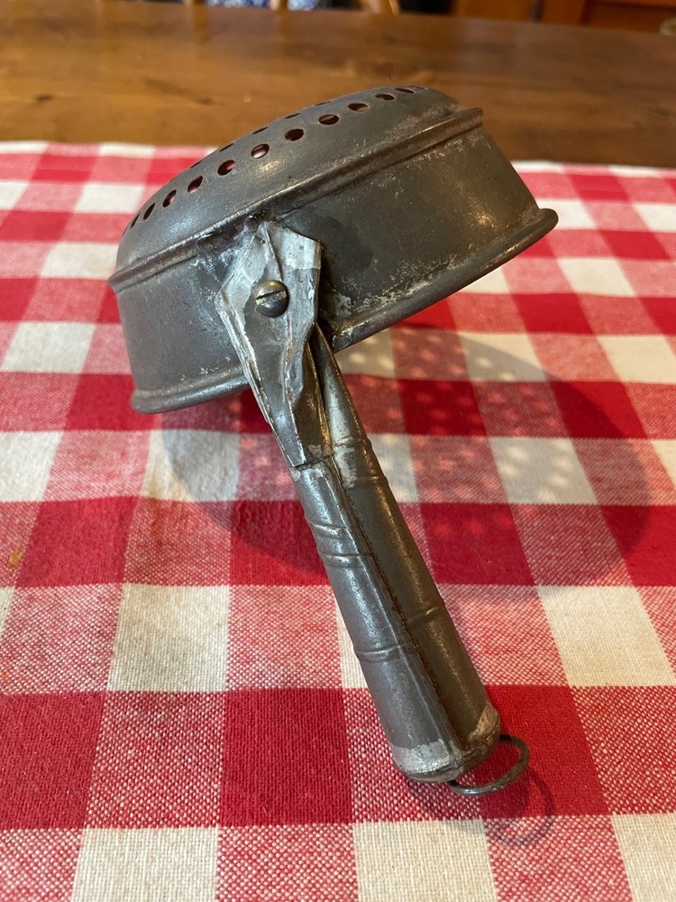 Antique Tin Strainer