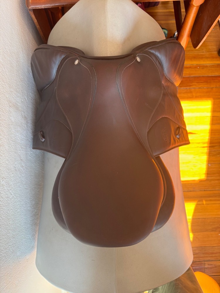 17" Devoucoux Biarritz S Saddle - 2018 - 2N Flaps - Full Buffalo
