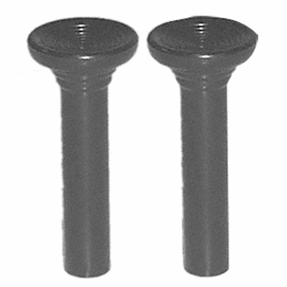 Replacement Ready to Paint Driver/Passenger Side Pair of Black Door Lock Knobs