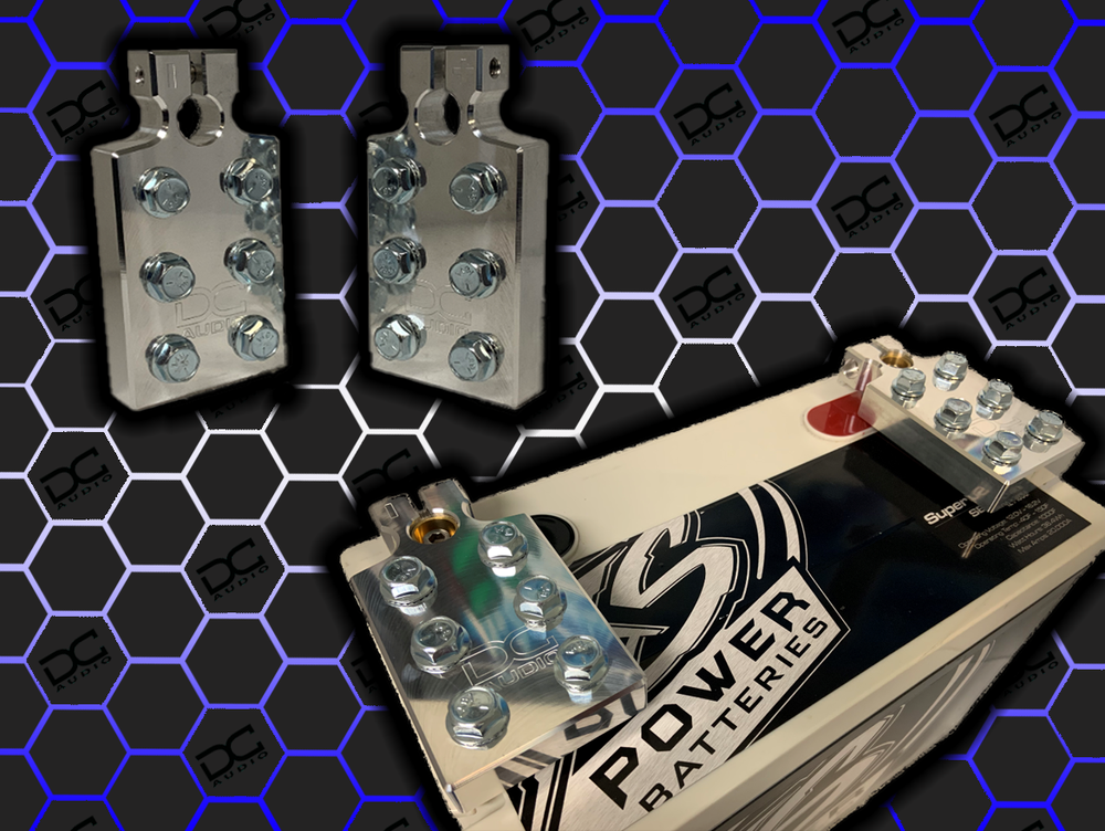 DC AUDIO 6FLT-ALU SAE Clamp battery terminals