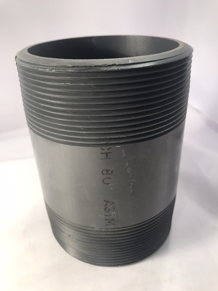 4" x 6" PVC Schedule 80 Threaded Nipple