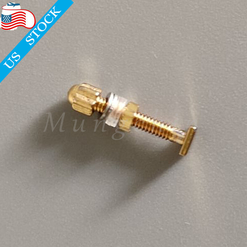 2* Replacement Square Screw Bolt For C ar tier Eyeglasses Frame Gold Size Small