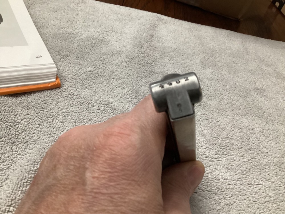 Simson & Co. pre WWII German P08 Luger magazine S code