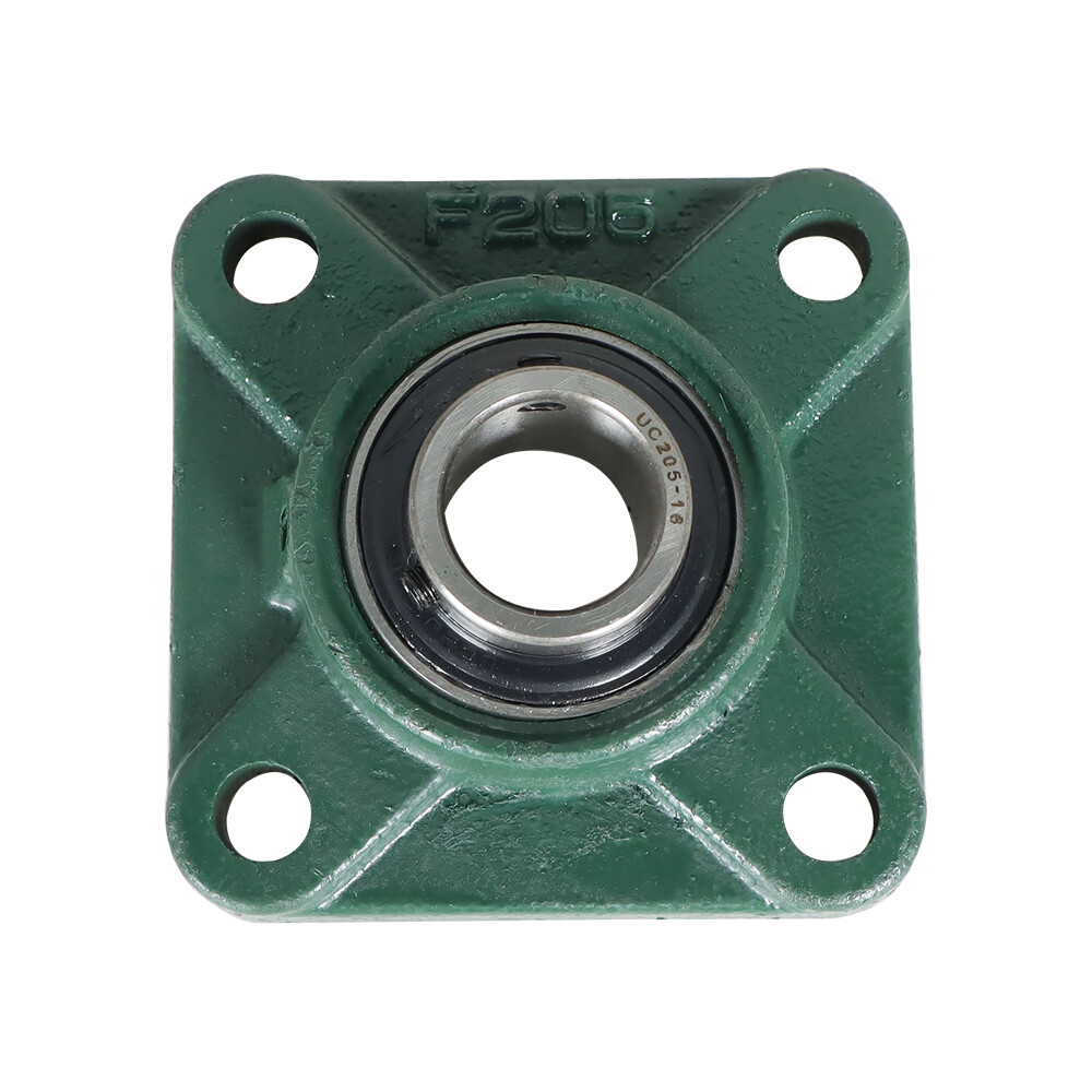 10 Pack UCF205-16 Pillow Block Flange Bearing 1" Bore 4 Bolt Solid Base