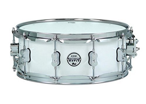 PDP 5.5" x 14" Concept Maple Snare Drum in Pearlescent White