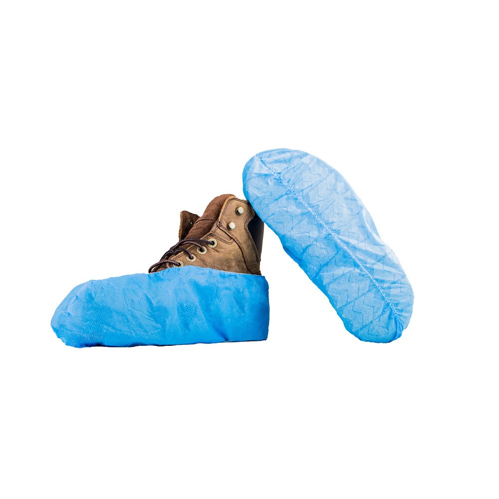 SurfaceShields SC3001PB Cloth Shoe Covers 10 Pack Polypropylene Elastic
