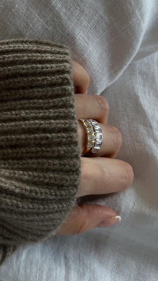 Emerald Cut 2.00 Ct Lab Grown Diamond Wedding Eternity Band Solid 950 Platinum