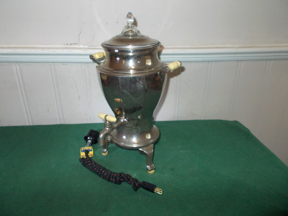 ANTIQUE UNIVERSAL COFFEE PERCOLATOR CLEAN WORKS GREAT!