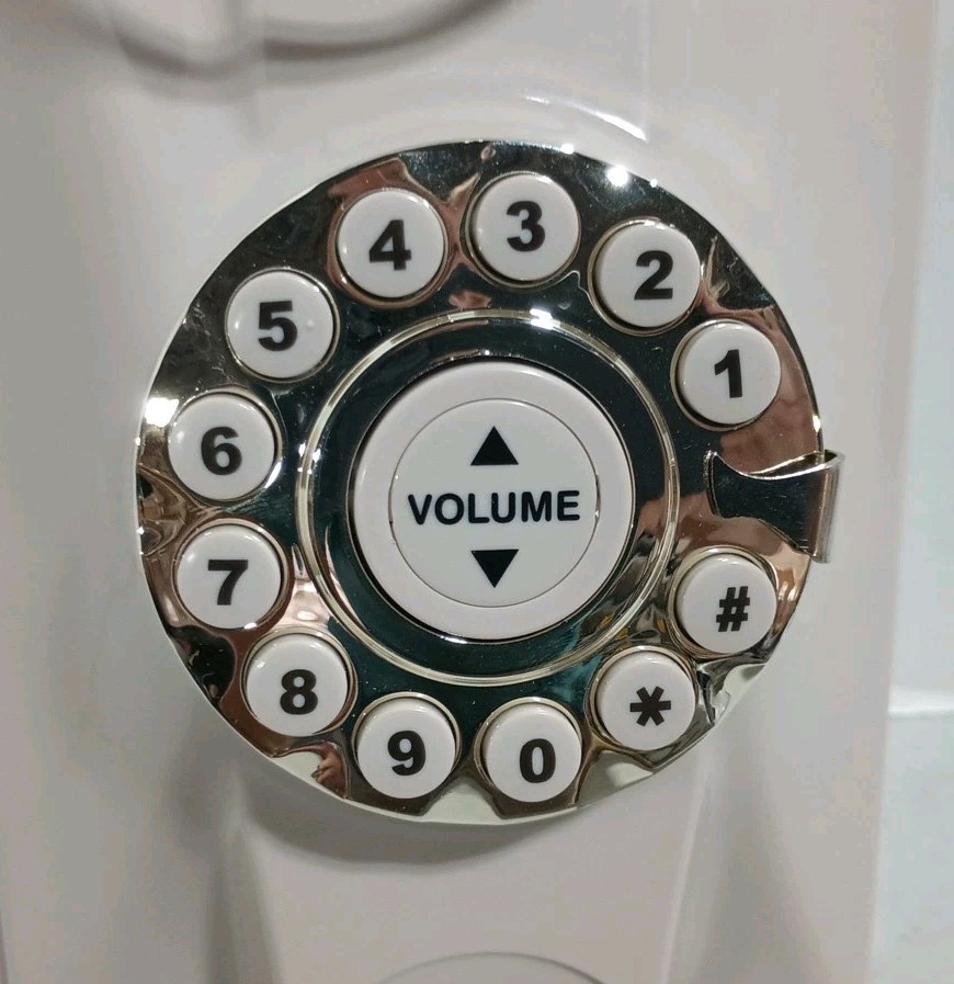 Cetis 29009 Single Line Retro Wall Phone Ash
