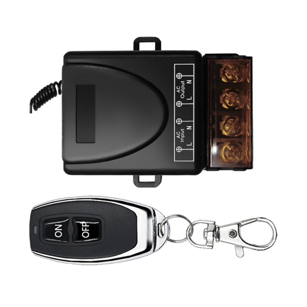 433 Mhz Wireless RF Remote Control Switch Transmitter Receiver With AC 90-220V