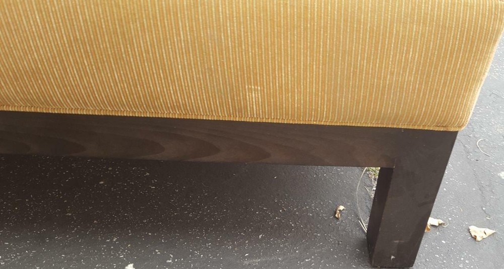 Wonderful Large Size Upholstered Bench Solid Wood Frame - VGC - GREAT BENCH