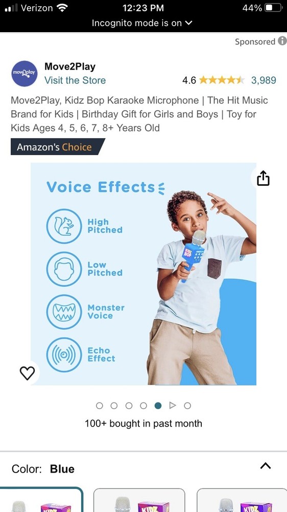 Kidz Bop Karaoke Microphone