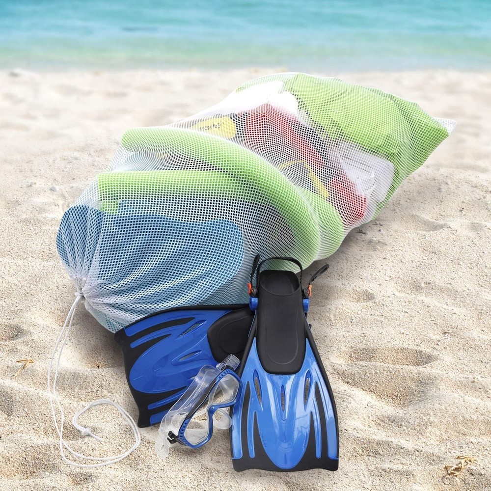 Large Mesh Storage Sack - Lock & ID Tag, Breathable Material