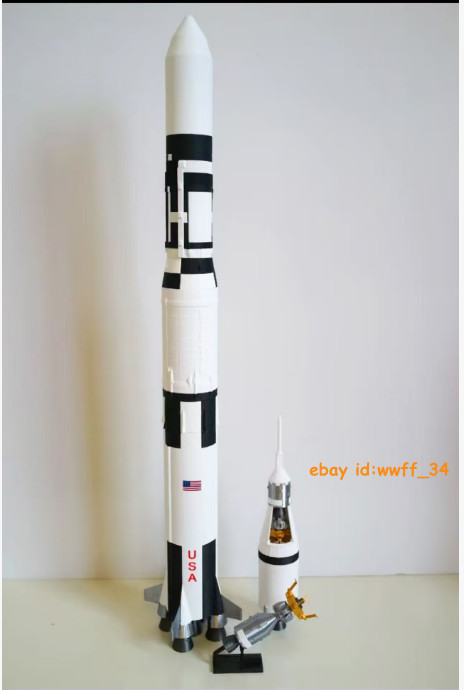 1/200 Scale Apollo Saturn V Skylab Rocket 3D Model Painted Finished Model Gift