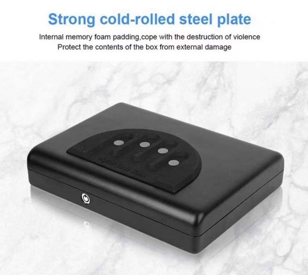 RPNB portable security safe, with coated plastic security lock box