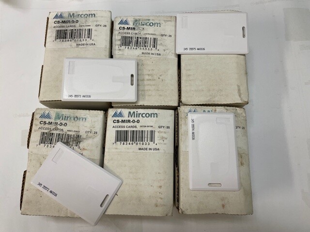 Mircom CS-MIR-0-0 Access Cards *
