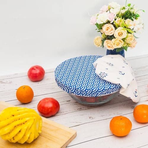 Pack Reusable Bowl Covers for Bread Proofing,10 IN Round Bread 2 25cm Round