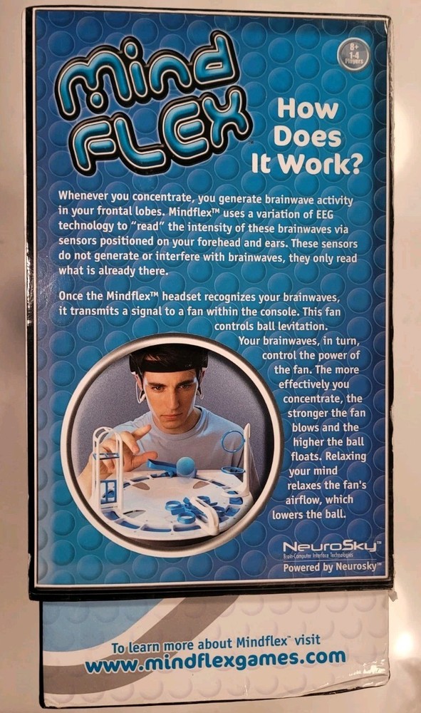 Mattel MINDFLEX Game (P2639) WORKS 100% Complete (B1-CL)