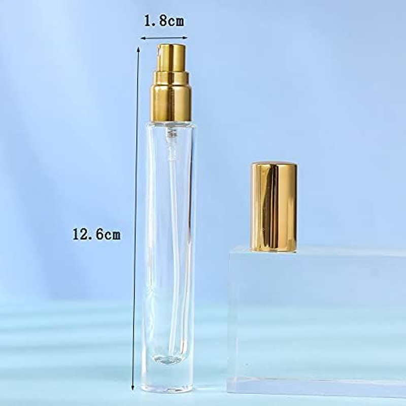 5 Pack 10Ml Glass Perfume Atomizer,Empty Perfume Bottles Mini Spray Bottle Plast