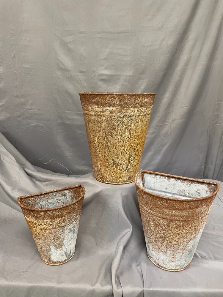 Rustic Wall Planters Set of 3