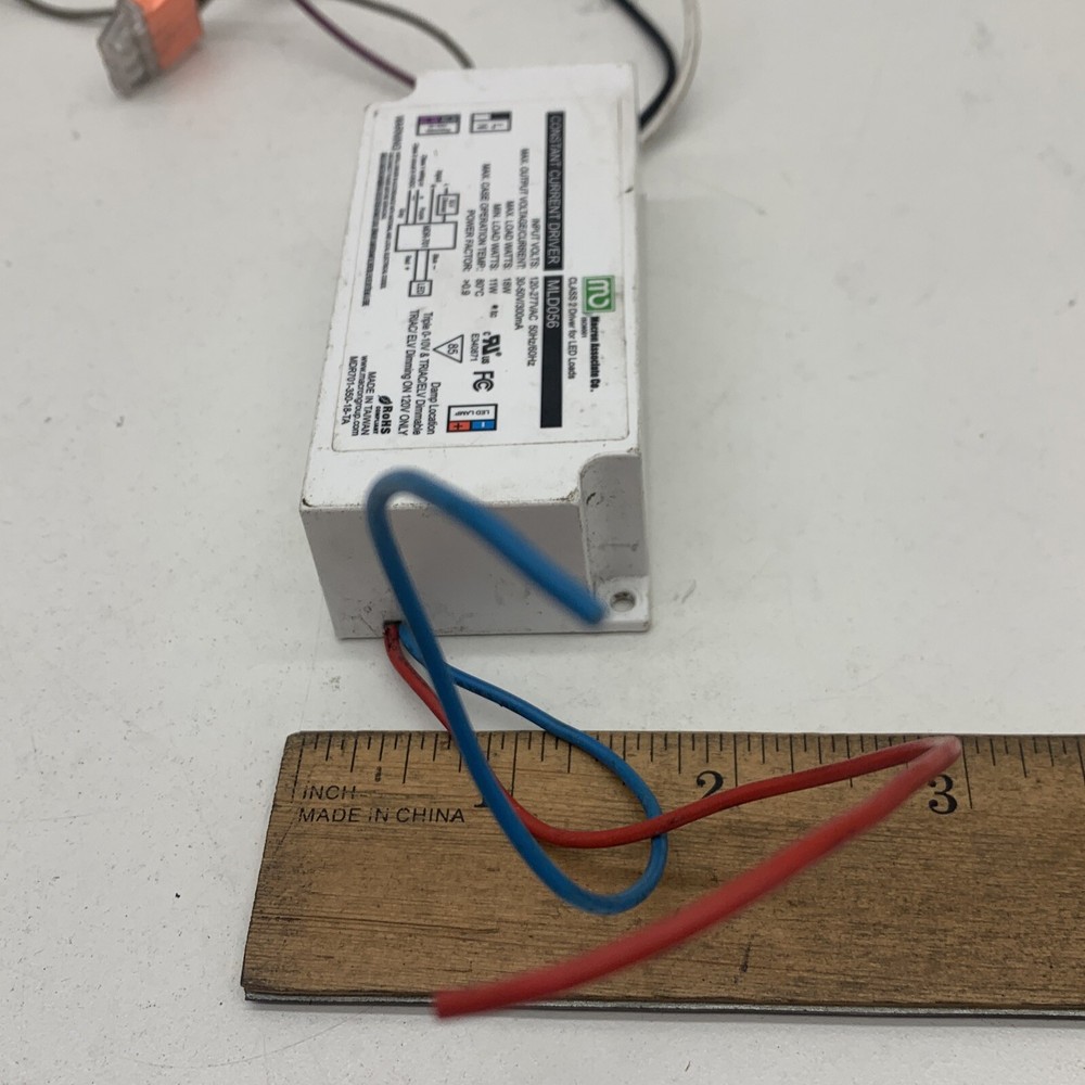 Macron MLD056 Constant Current Dimmable LED Driver 18W 300mA 30-50VDC