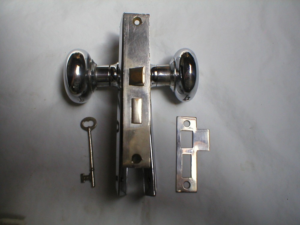 Antique Chrome Door Hardware