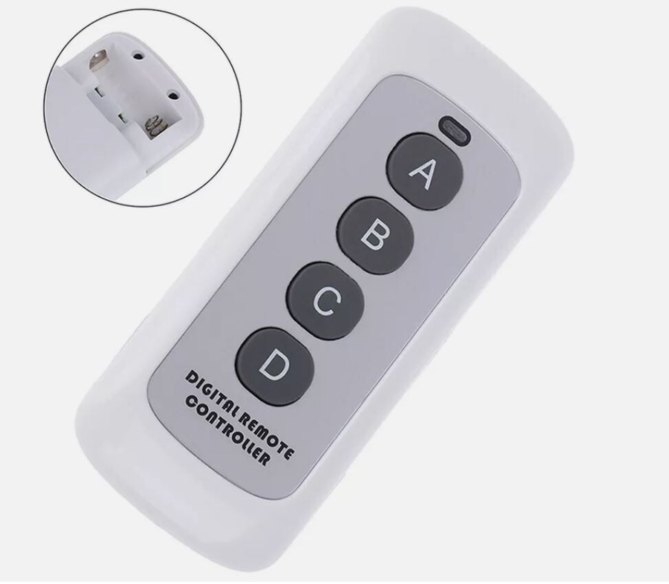 433MHz EV1527 Code Remote Control Transmitter Wireless W Battery Garage Door