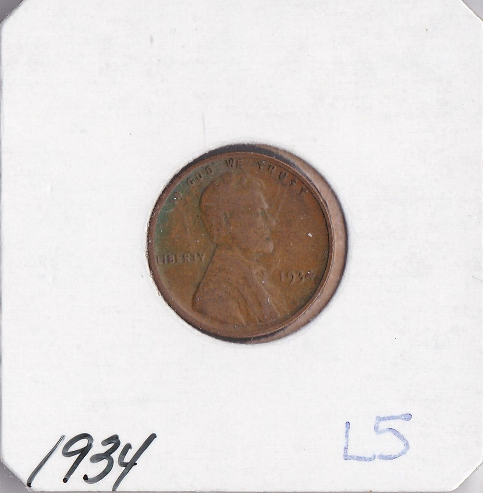 1934 Lincoln Cent L5