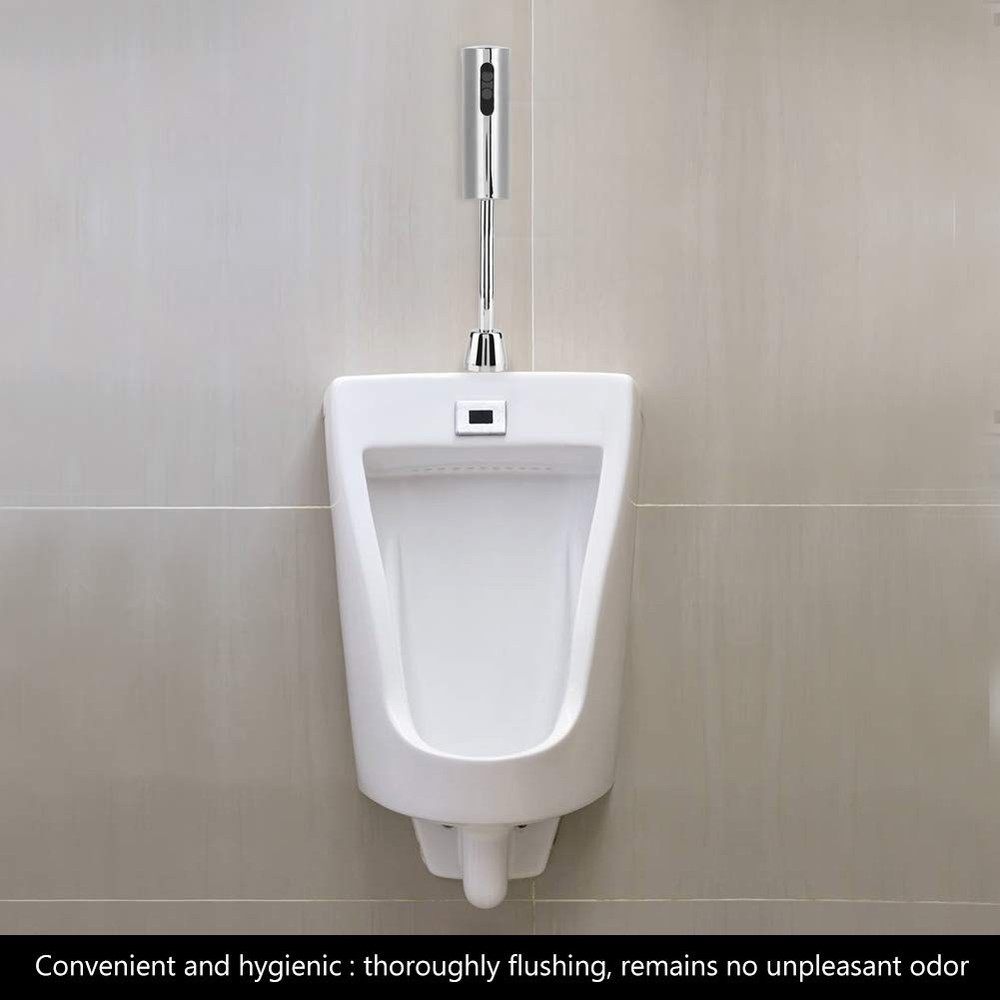 Automatic Sensor Urinal Flush Valve, Intelligent Faucet, Wall Mounted, Touchl...