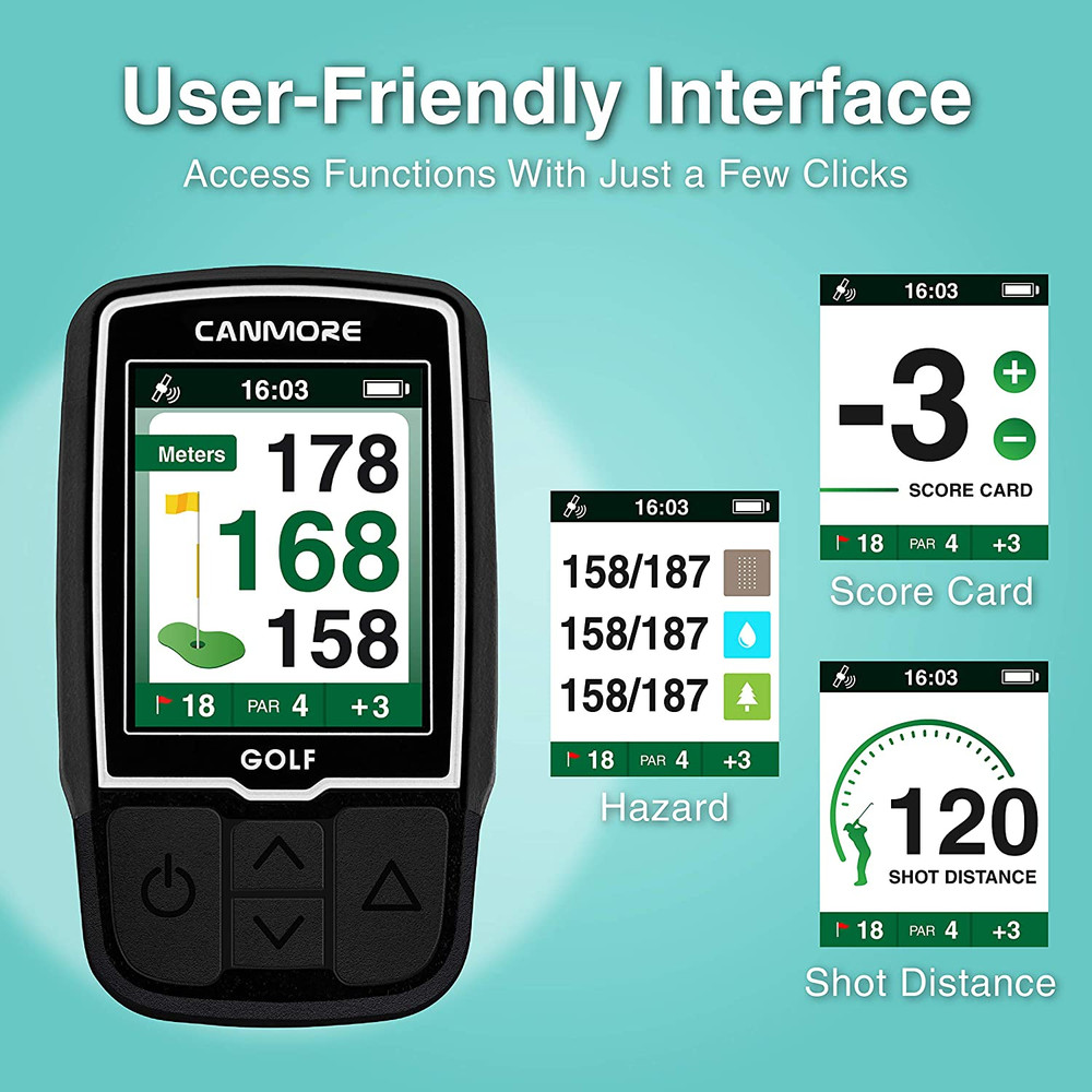 Preceding HG200 Handheld GPS Golf Device (Orange_Preceding)