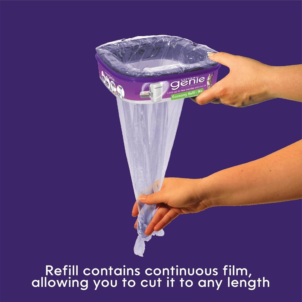 Durable 4-Pack Cat Litter Refill Bags | Odor Locking Technology for 2