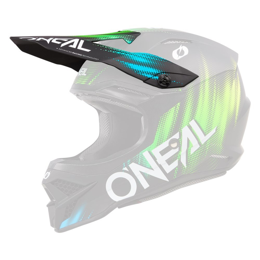 O'Neal 3 Series Voltage Replacement Visor - Black/Green