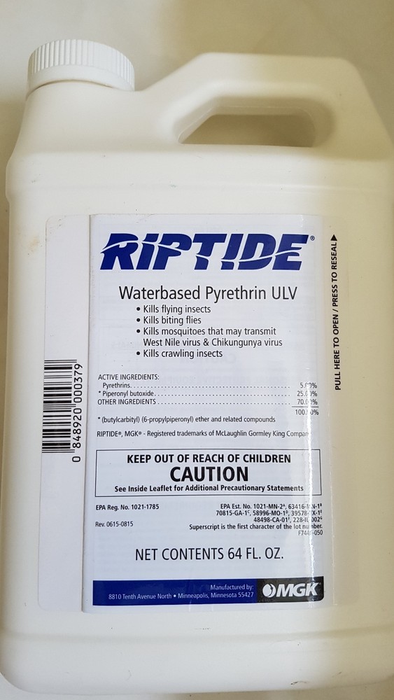 RIPTIDE Contact Insecticide Mosquito Misting System Refill 64 oz