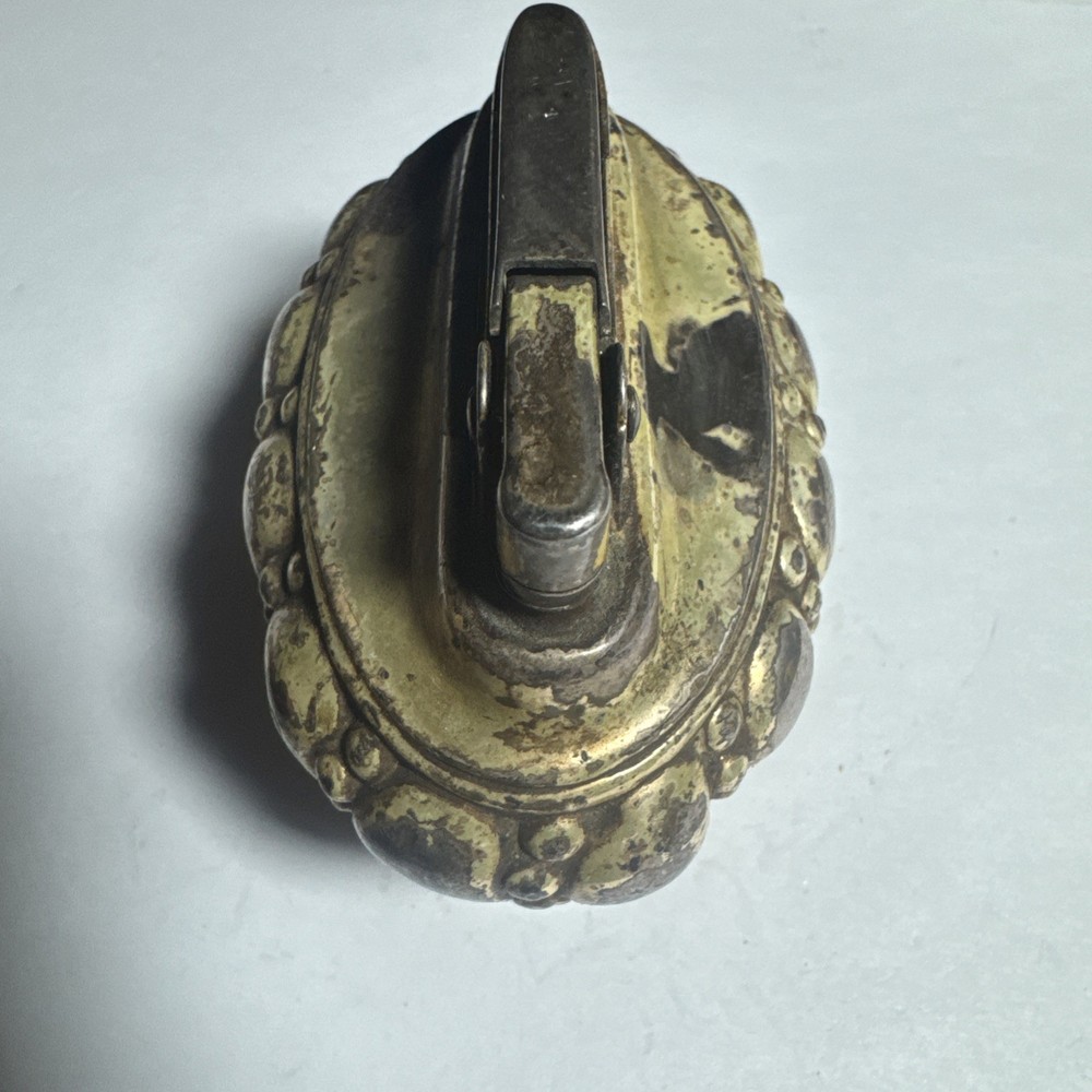 Vintage Silver Plate RONSON CROWN Table Lighter US