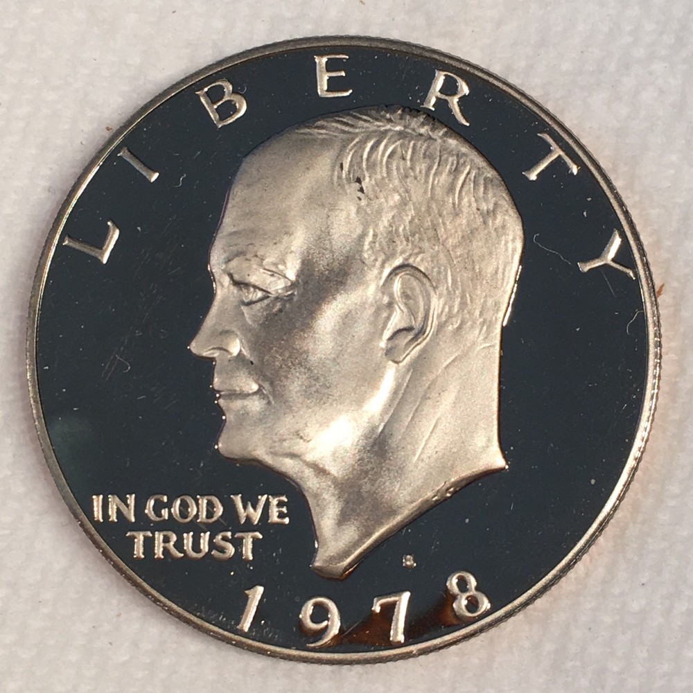 1978-S Eisenhower IKE Dollar CLAD PROOF - High Quality Scans #B624